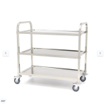  Καροτσάκι σερβιρίσματος από ανοξείδωτο χάλυβα - 3 ράφια